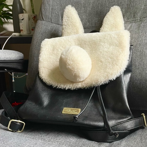 Betsey Johnson Bunny Backpack Purse - Picture 2 of 4